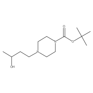 tert-butyl 4-[(3R)-3-hydroxybutyl]piperazine-1-carboxylate Structure
