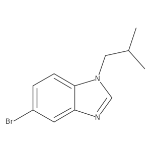 5-Bromo-1-(2-methylpropyl)-1H-1,3-benzodiazole结构式