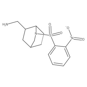 1-[2-(2-Nitrobenzenesulfonyl)-2-azabicyclo[2.2.2]octan-6-yl]methanamine Structure