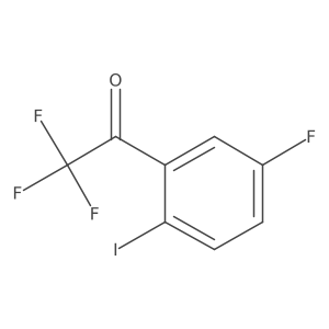 Ethanone, 2,2,2-trifluoro-1-(5-fluoro-2-iodophenyl)-结构式