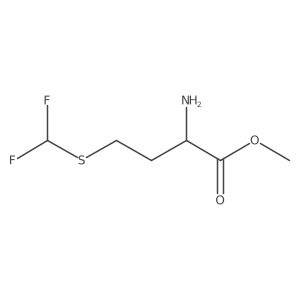 Methyl 2-amino-4-[(difluoromethyl)sulfanyl]butanoate结构式