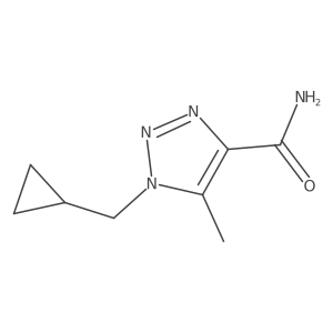 1-(cyclopropylmethyl)-5-methyl-1H-1,2,3-triazole-4-carboxamide Structure