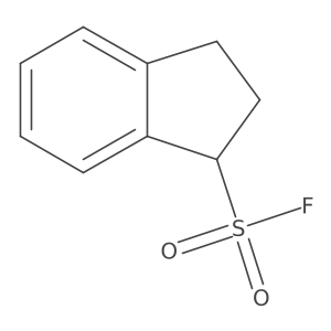 2,3-dihydro-1H-indene-1-sulfonyl fluoride结构式