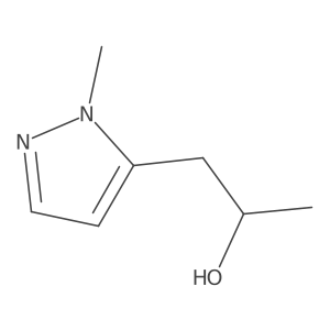 (2S)-1-(1-methyl-1H-pyrazol-5-yl)propan-2-ol Structure