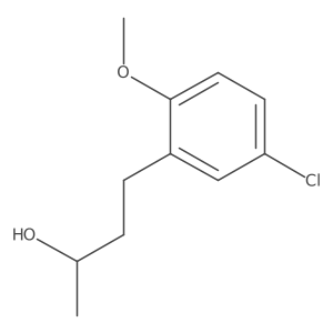 (2R)-4-(5-chloro-2-methoxyphenyl)butan-2-ol结构式