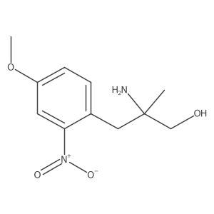 2-Amino-3-(4-methoxy-2-nitrophenyl)-2-methylpropan-1-ol Structure