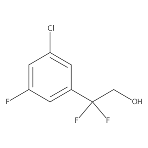 2-(3-Chloro-5-fluorophenyl)-2,2-difluoroethan-1-ol Structure