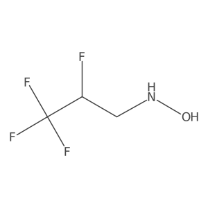 N-(2,3,3,3-tetrafluoropropyl)hydroxylamine Structure