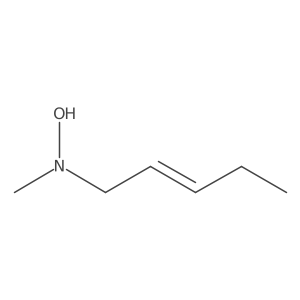 N-methyl-N-(pent-2-en-1-yl)hydroxylamine结构式