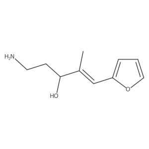5-Amino-1-(furan-2-yl)-2-methylpent-1-en-3-ol Structure