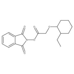 1,3-dioxo-2,3-dihydro-1H-isoindol-2-yl 2-[(2-ethylcyclohexyl)oxy]acetate结构式
