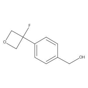 [4-(3-Fluorooxetan-3-yl)phenyl]methanol结构式