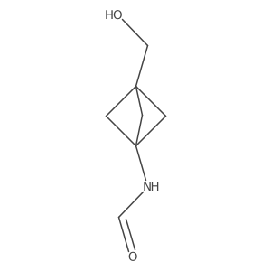 N-[3-(hydroxymethyl)bicyclo[1.1.1]pentan-1-yl]formamide Structure