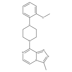 1-(2-Methoxyphenyl)-4-{3-methyl-[1,2,4]triazolo[4,3-a]pyrazin-8-yl}piperazine Structure