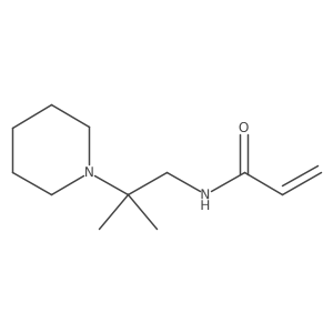 N-(2-Methyl-2-piperidin-1-ylpropyl)prop-2-enamide Structure