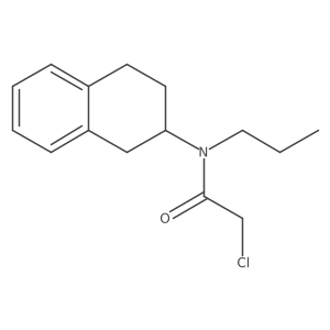 2-Chloro-N-propyl-N-(1,2,3,4-tetrahydronaphthalen-2-yl)acetamide Structure