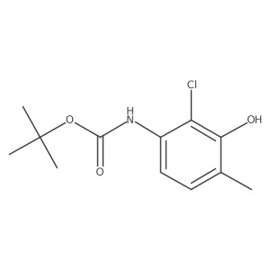 tert-butyl N-(2-chloro-3-hydroxy-4-methylphenyl)carbamate Structure