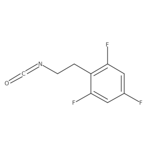 1,3,5-Trifluoro-2-(2-isocyanatoethyl)benzene Structure