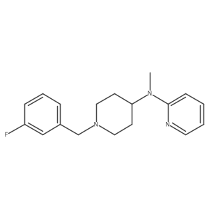 N-{1-[(3-fluorophenyl)methyl]piperidin-4-yl}-N-methylpyridin-2-amine Structure
