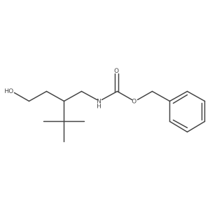 benzyl N-(2-tert-butyl-4-hydroxybutyl)carbamate Structure