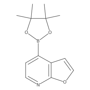 4-(4,4,5,5-Tetramethyl-1,3,2-dioxaborolan-2-yl)furo[2,3-b]pyridine Structure