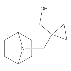 (1-((7-Azabicyclo[2.2.1]heptan-7-yl)methyl)cyclopropyl)methanol结构式