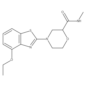 4-(4-ethoxy-1,3-benzothiazol-2-yl)-N-methylmorpholine-2-carboxamide Structure
