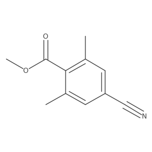 Methyl 4-cyano-2,6-dimethylbenzoate Structure