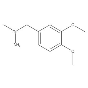 1-(3,4-Dimethoxybenzyl)-1-methylhydrazine Structure