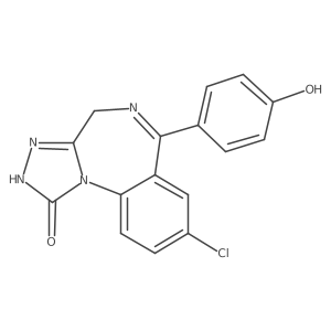 4-Hydroxyl-1-oxoestazolam结构式