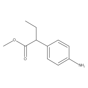Methyl 2-(4-aminophenyl)butanoate结构式