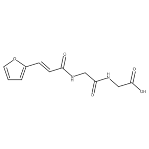 Glycine, N-[N-[3-(2-furanyl)-1-oxo-2-propenyl]glycyl]-结构式