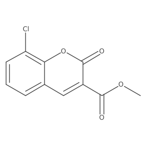 methyl 8-chloro-2-oxo-2H-chromene-3-carboxylate Structure
