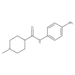 N-(4-aminophenyl)-4-methylpiperazine-1-carboxamide Structure