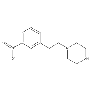 1-[2-(3-Nitro-phenyl)-ethyl]-piperazine Structure