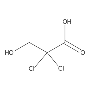 2,2-Dichloro-3-hydroxypropanoic acid结构式