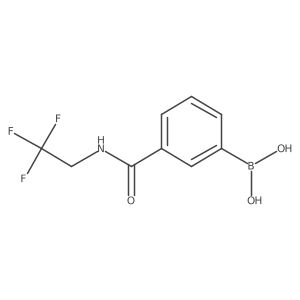 {3-[(2,2,2-Trifluoroethyl)carbamoyl]phenylboronic acid结构式