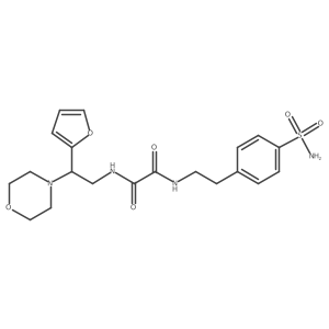 N1-(2-(furan-2-yl)-2-morpholinoethyl)-N2-(4-sulfamoylphenethyl)oxalamide Structure
