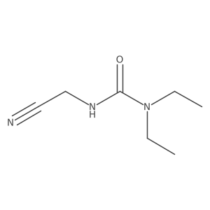 3-(Cyanomethyl)-1,1-diethylurea Structure