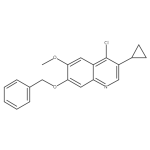 7-Benzyloxy-4-chloro-3-cyclopropyl-6-methoxy-quinoline Structure