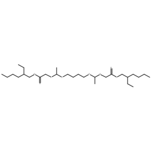 5,10-Dioxa-3,12-dithiatetradecanedioic acid, 4,11-dimethyl-, 1,14-bis(2-ethylhexyl) ester Structure