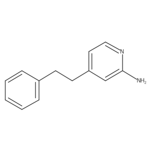4-(2-Phenylethyl)pyridin-2-amine Structure