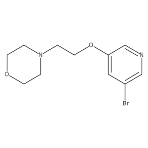 4-{2-[(5-Bromopyridin-3-yl)-oxy]ethyl}morpholine Structure
