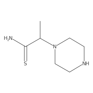 2-(Piperazin-1-yl)propanethioamide Structure