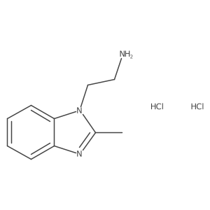 2-(2-methyl-1H-1,3-benzodiazol-1-yl)ethan-1-amine dihydrochloride结构式