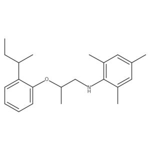 N-{2-[2-(Sec-butyl)phenoxy]propyl}-2,4,6-trimethylaniline Structure