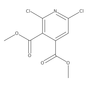 3,4-Dimethyl 2,6-dichloro-3,4-pyridinedicarboxylate结构式