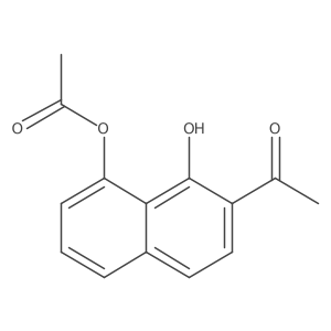 1-[8-(Acetyloxy)-1-hydroxy-2-naphthalenyl]ethanone结构式