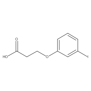 3-(3-Iodophenoxy)propanoic acid Structure