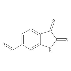 2,3-Dioxoindoline-6-carbaldehyde Structure